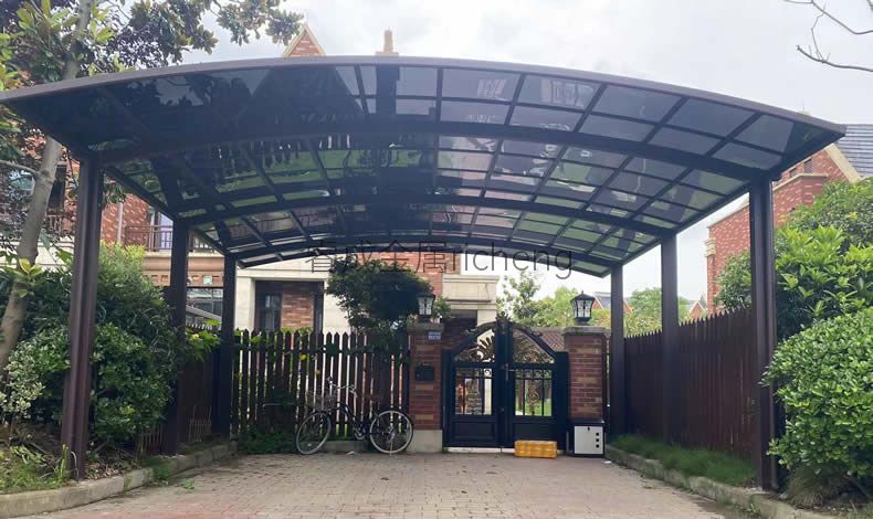 鋁合金車(chē)棚、鋁合金雨棚案例